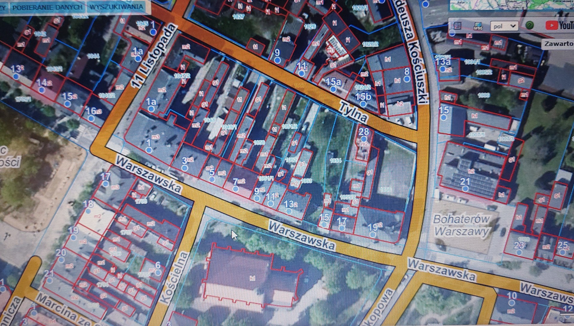 mapa Słupca